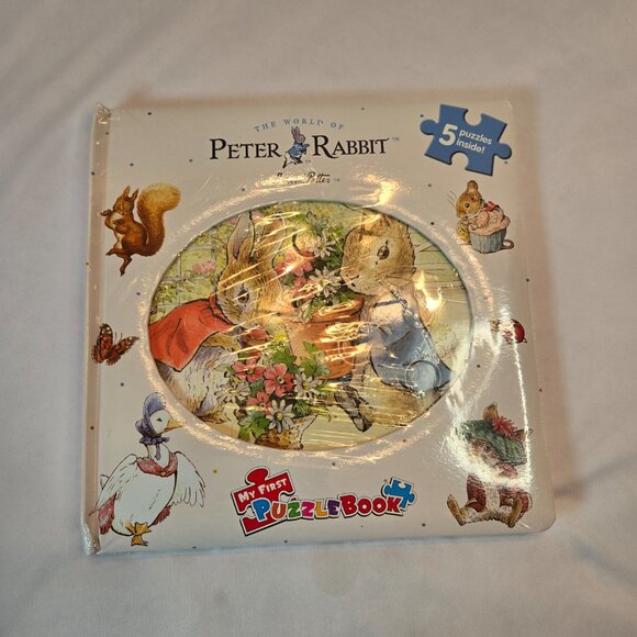 PETER RABBIT Set of 3 - Puzzle Book, Magnetic Set, Tattle Tales Book w/Figurines - Picture 11 of 15